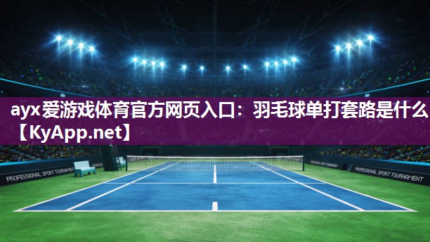 ayx爱游戏体育官方网页入口：羽毛球单打套路是什么